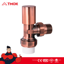 Temperature control angle valve